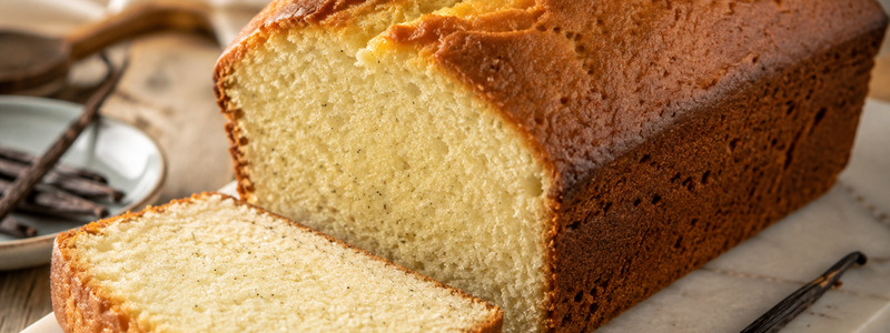 Cake à la vanille de Cyril Lignac