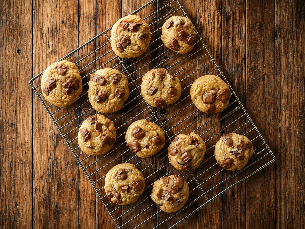Cookies chewy au chocolat au lait