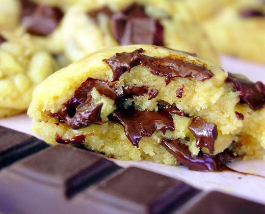 Cookies chewy au chocolat noir