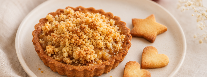 Tartelette crumble à la pomme